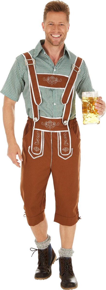 dressforfun - herenkostuum traditionele set Austria M - verkleedkleding kostuum halloween verkleden feestkleding carnavalskleding carnaval feestkledij partykleding - 301091