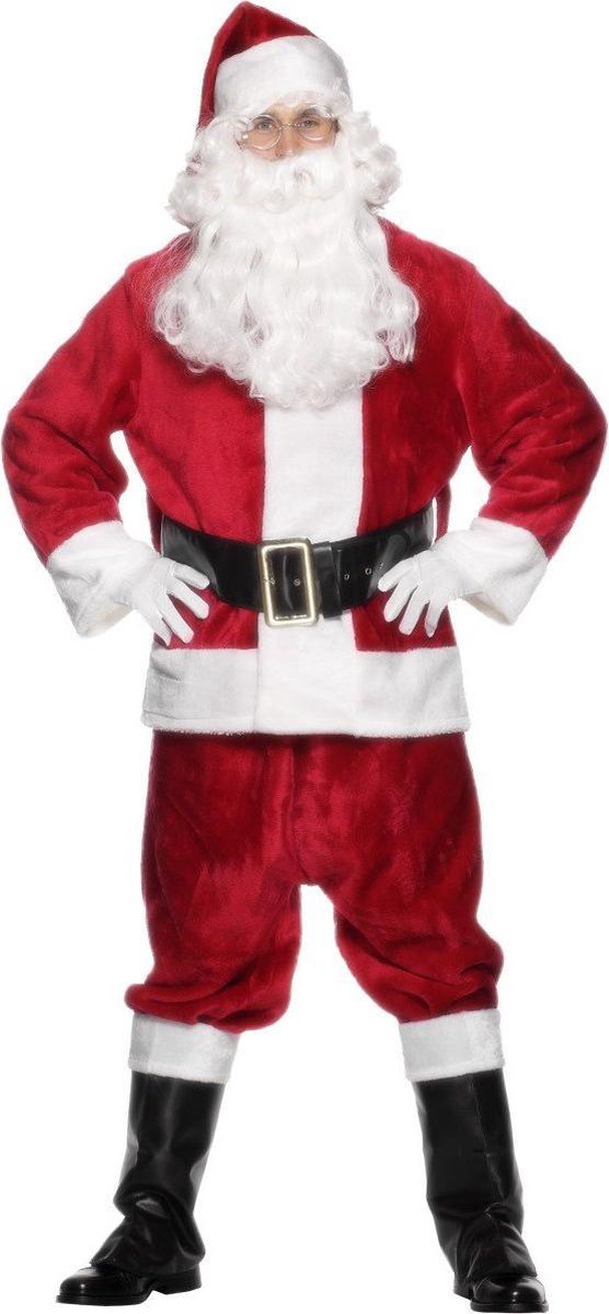 Kerstman pak deluxe | Santa Claus kostuum | Onesize