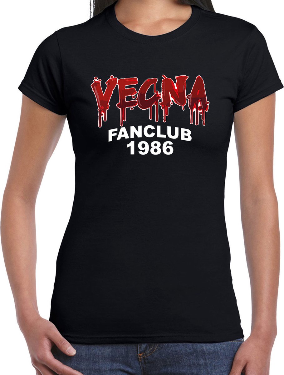 Stranger Halloween verkleed shirt vecna fanclub zwart voor dames L