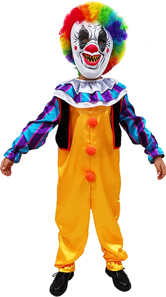 Clown kostuum - Clownspak - Halloween - Carnavalskleding - Carnaval kostuum - Jongens - 10 tot 12 jaar