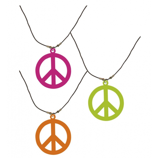 Gekleurde hippie ketting -