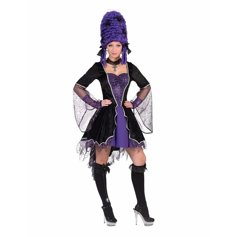 Halloween verkleed jurk vampier paars 36-38 (S/M) -