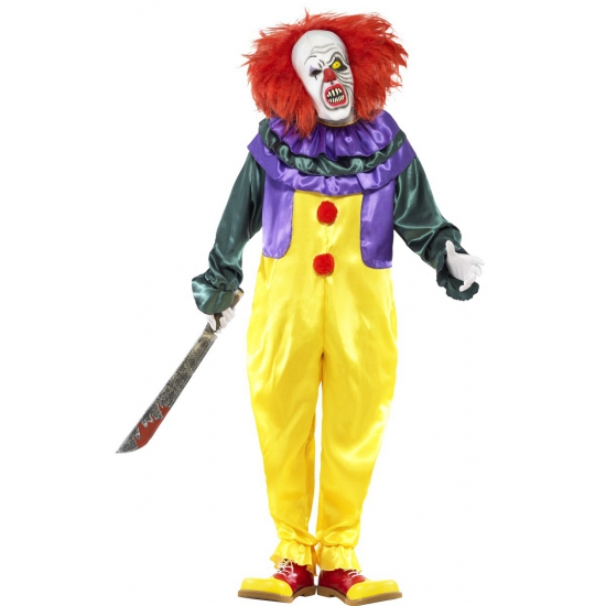 Horror clown verkleedkleding 48-50 (M) -