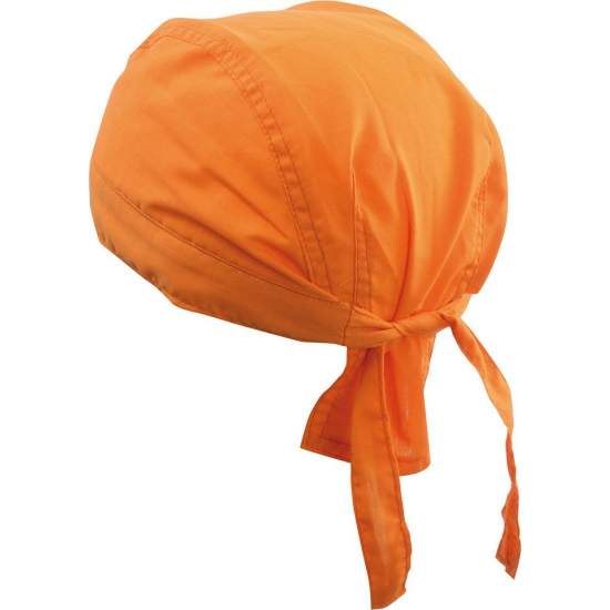 Oranje bandana voor dames en heren uni 1 -