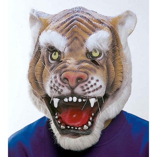 Tijger masker van latex -