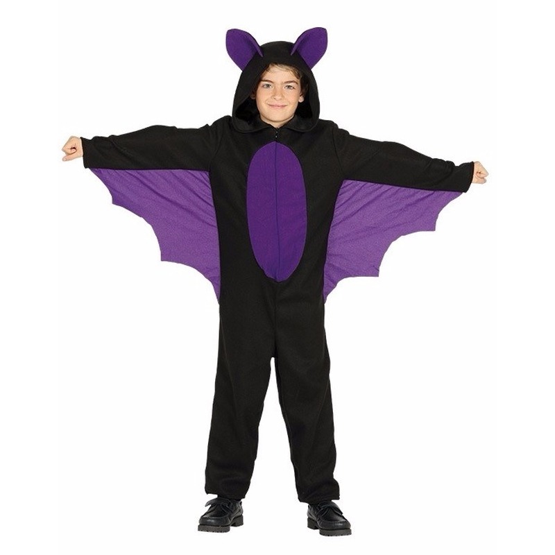 Vleermuizen halloween verkleedkleding voor jongens 10-12 jaar (140-152) -