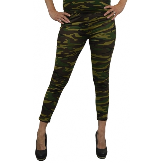 Woodland camouflage legging voor dames 36/38 (S/M) -