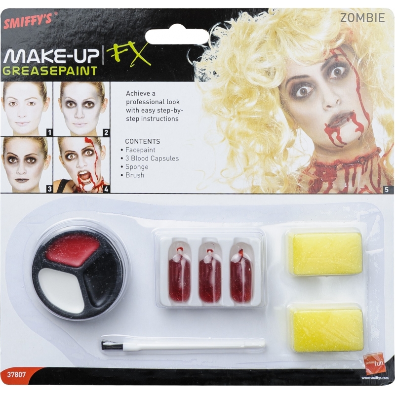 Zombie / vampier horror schminkset -