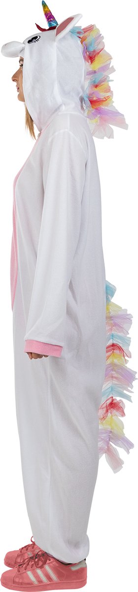 FUNIDELIA Roze Eenhoorn Onesie Kostuum - Maat: S-M