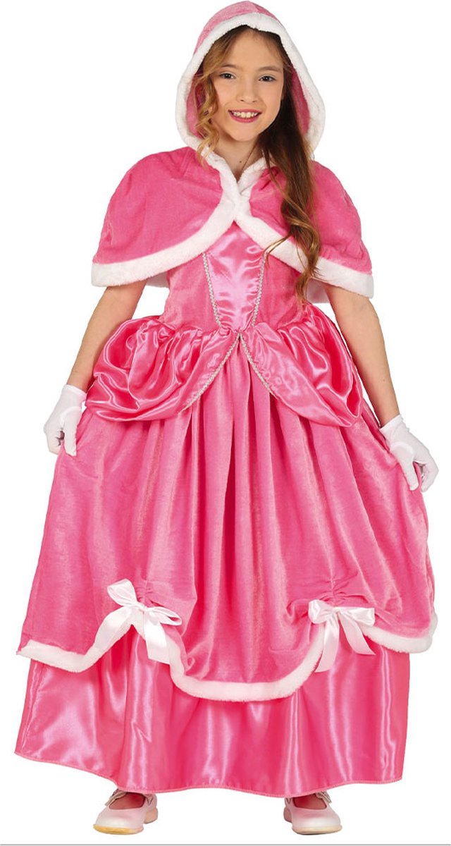 Fiestas Guirca - Jurk Winter Princess (3-4 jaar) - roze - Carnavalskleding - Carnaval - carnavalskleding meisjes - verkleedkleding kinderen