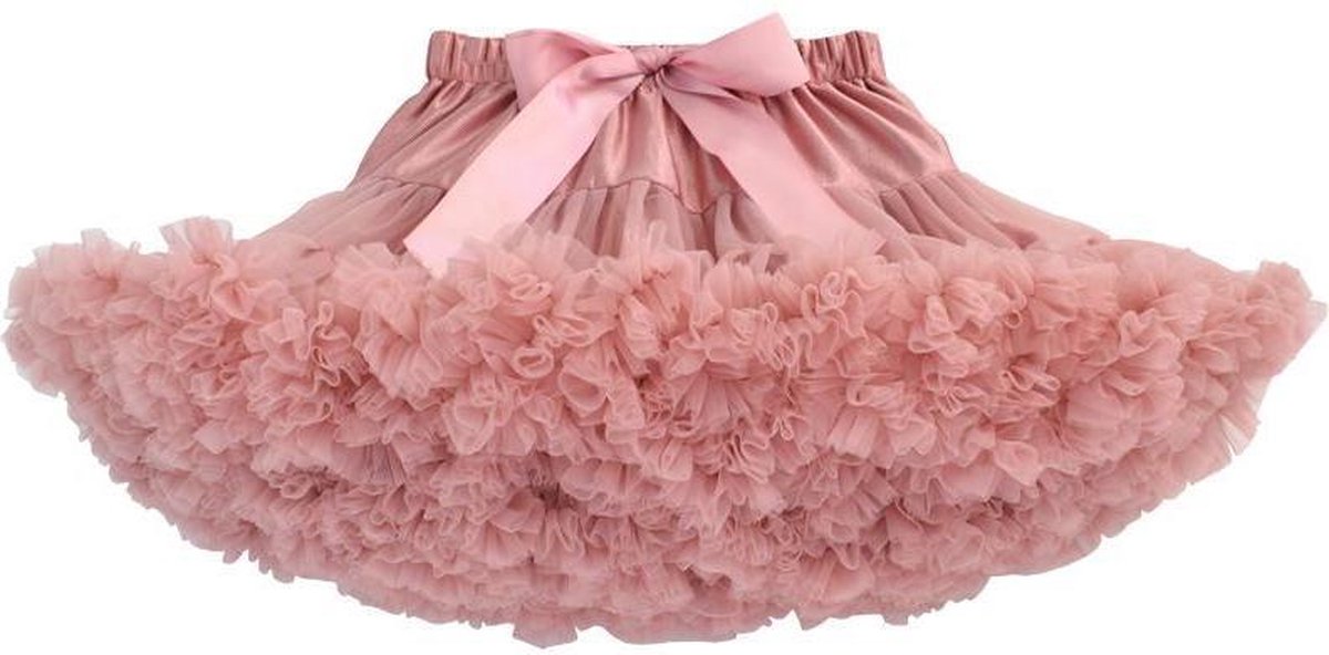 Pretty Pink Petticoat | Tutu rok Oud roze maat 86|98 - S