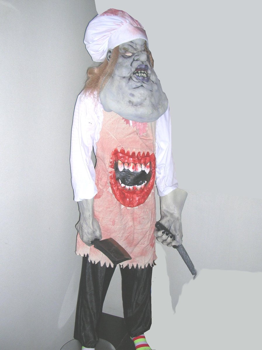 Monster Butcher Kostuum | Volwassenen | One-Size | Halloween | Verkleedkleding