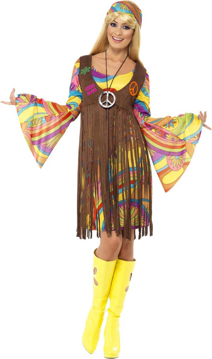 Hippie outfit voor dames - Verkleedkleding - Small