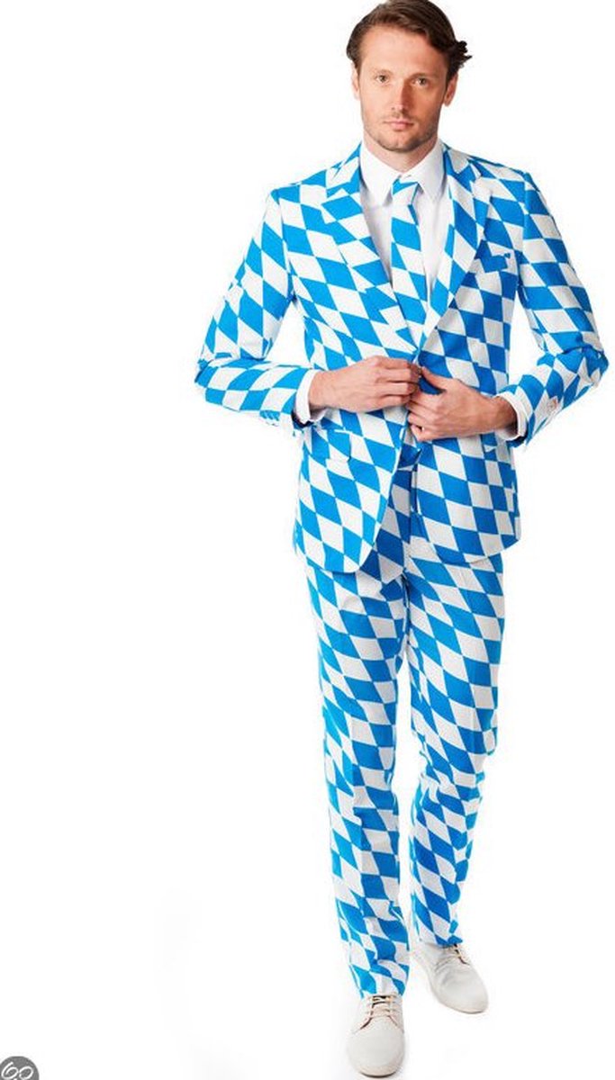 OppoSuits The Bavarian - Mannen Kostuum - Gekleurd - Carnaval - Maat 48