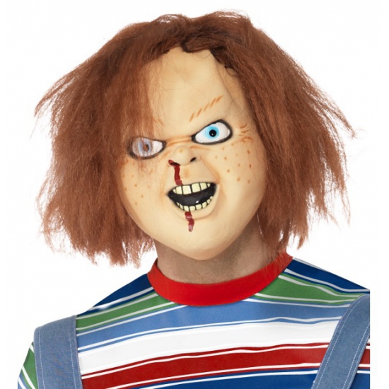 Smiffys Chucky hoofd Halloween verkleed masker - volwassenen