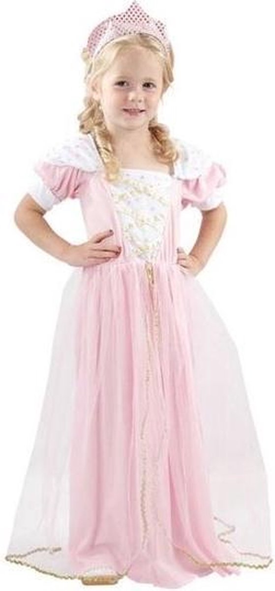 Witbaard Verkleedjurk Prinses Meisjes Polyester Roze Mt 1/2 Jaar