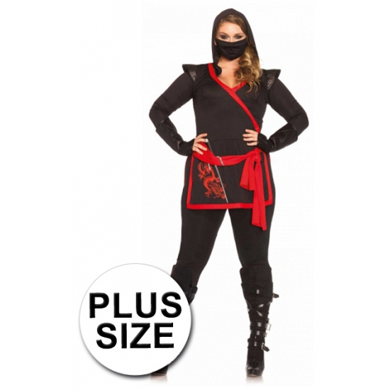 Ninja kostuum grote maten 3XL/4XL -