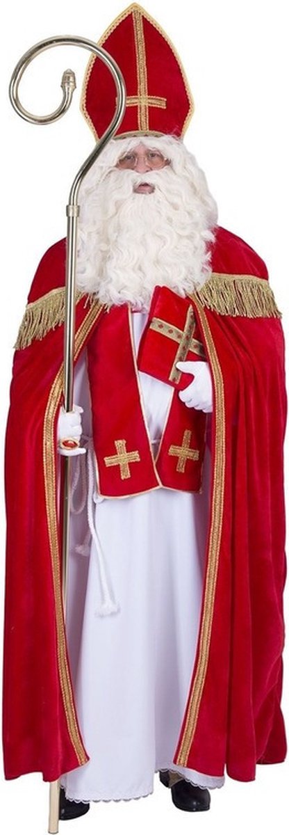 Sinterklaas kostuum - inclusief korte witte handschoenen