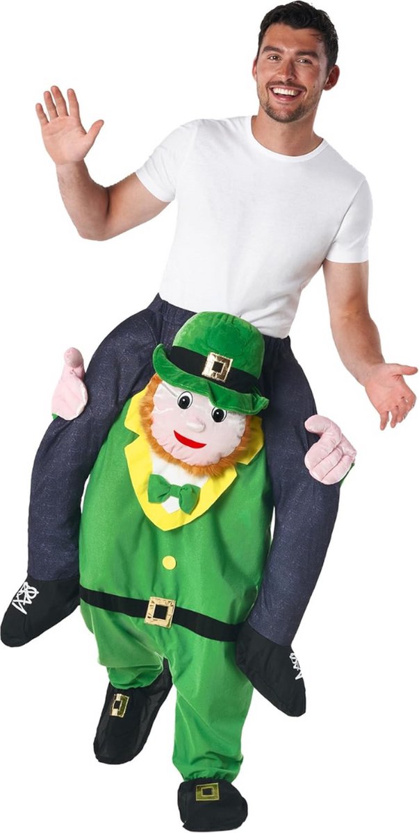 Carnaval Kostuum - ST. Patrick's Day - Onesize - Carnaval Pak - Halloween Kostuum - Halloween Pak - Feestkleding - Carnaval - Volwassenen - Carnavalskostuum Heren - Piggyback