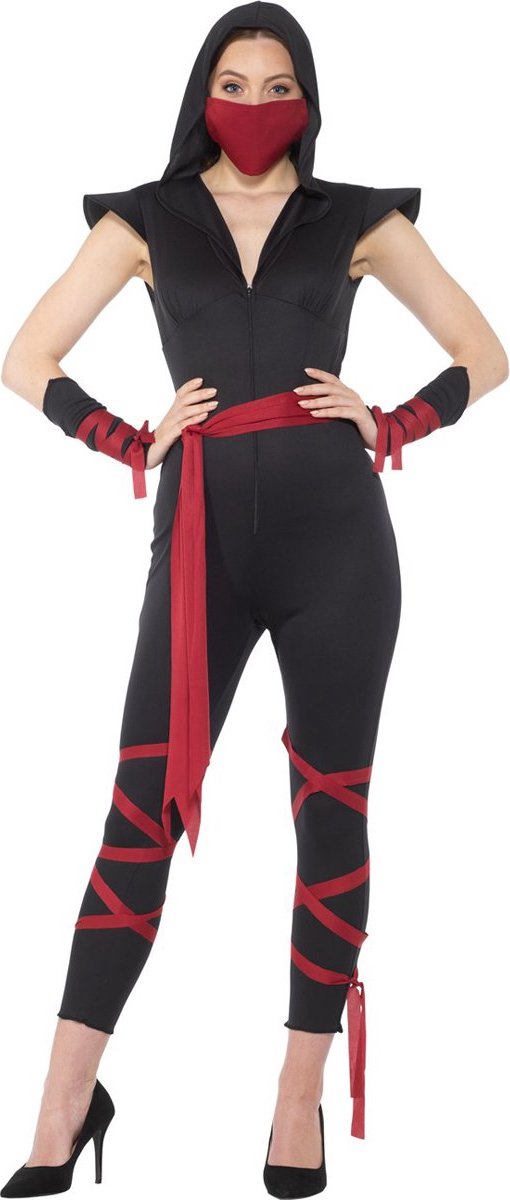 Karnival Costumes Sexy Ninja Kostuum Dames Carnavalskleding Dames Carnaval Verkleedkleren Volwassenen - Polyester - Maat L