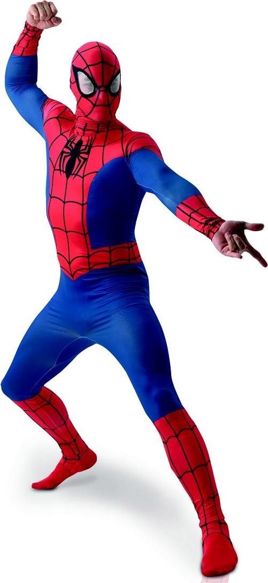 Marvel Spiderman - Kostuum Volwassenen - Maat XL - 56/58 - Carnavalskleding