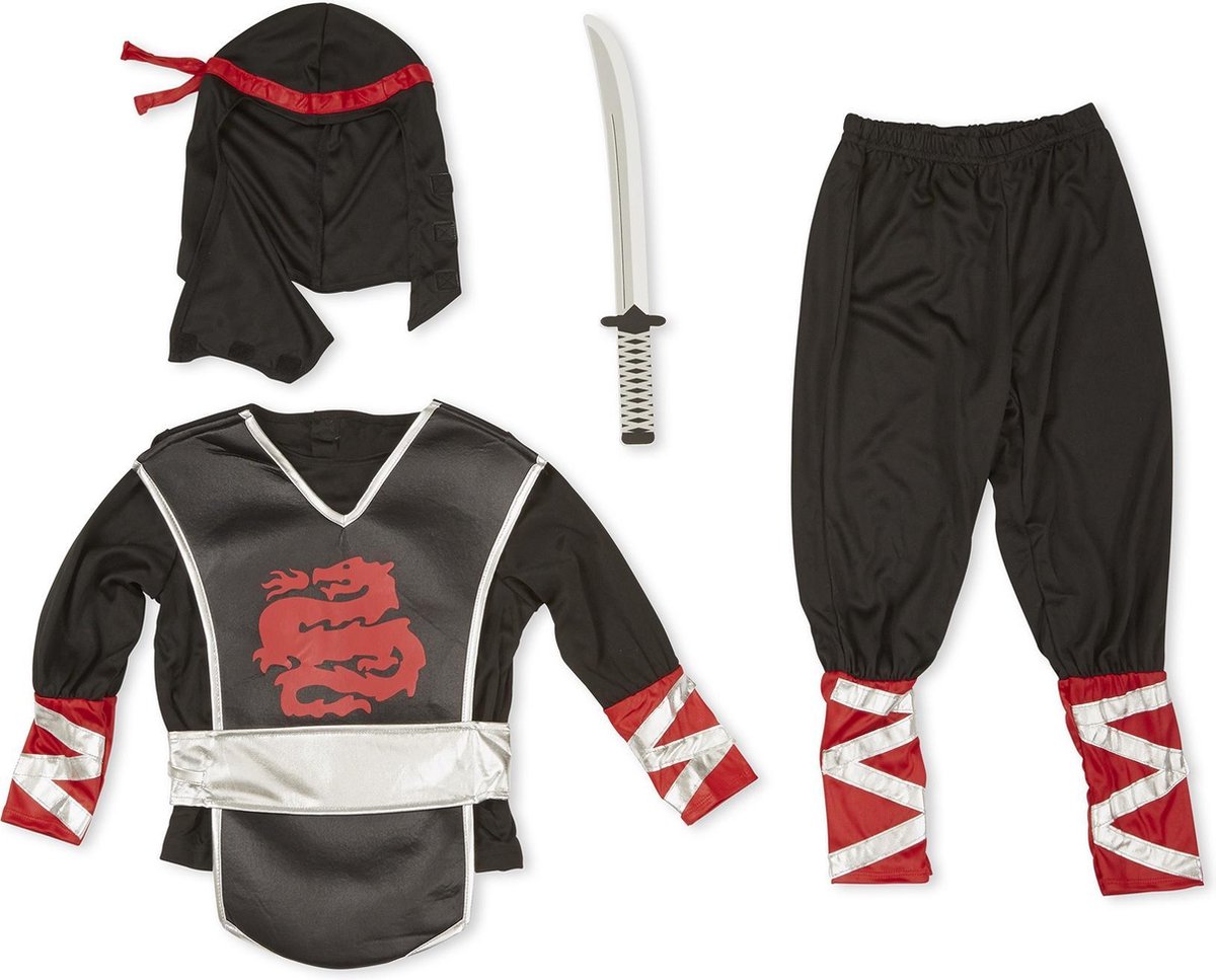 Melissa & Doug - Ninja - verkleedkleding - 3-6 jaar