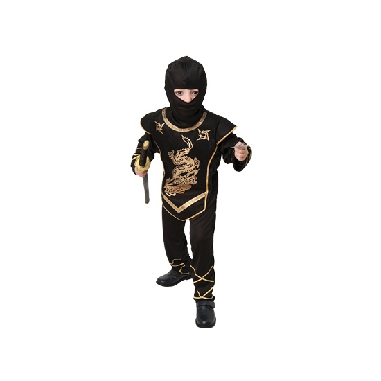 Ninja kostuum voor kinderen 120-130 (7-9 jaar) -