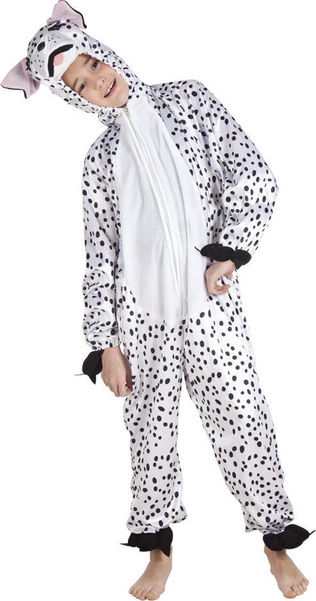 Onesie Kinderkostuum Dalmati�r pluche (max. 1.16 m) - Carnavalskleding