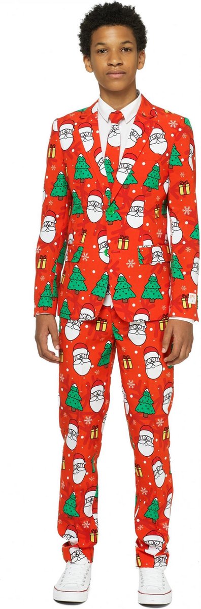 OppoSuits Holiday Hero - Jongens Kostuum - Gekleurd - Maat 134/140