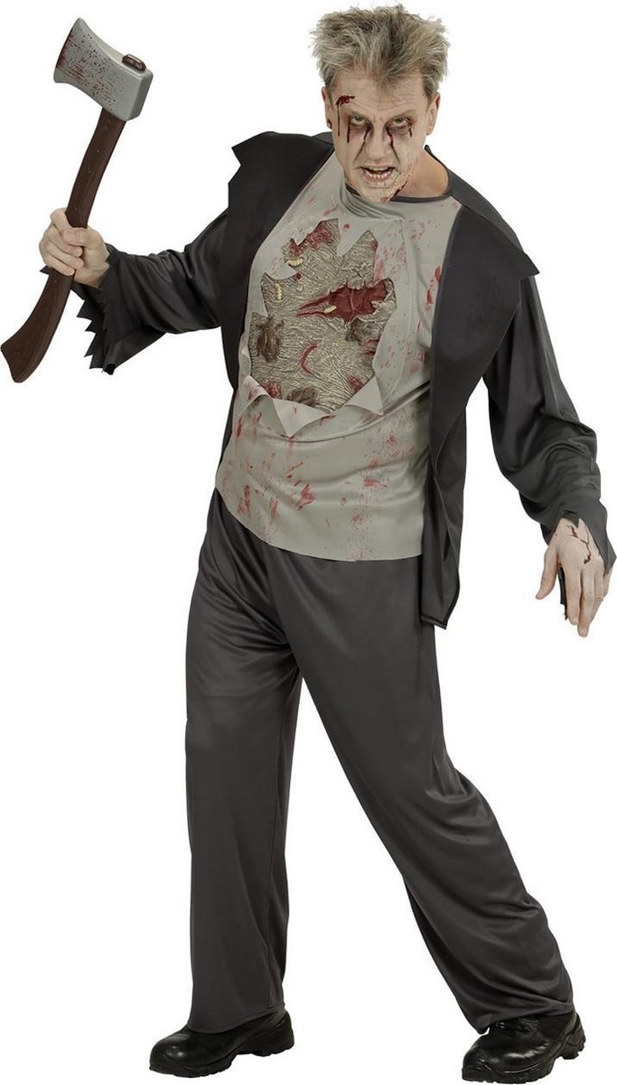 Zombie Kostuum | Zombie Mark | Man | Medium | Carnaval kostuum | Verkleedkleding