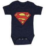 Superman baby rompertje blauw 6-12 mnd (74-80) -