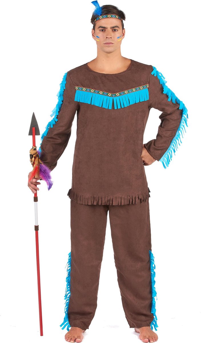 Vegaoo - Bruin indianen kostuum voor mannen