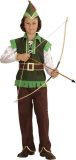 Widmann - Robin Hood Kostuum - Robin Hood Uit Een Sprookje - Jongen - Groen - Maat 158 - Carnavalskleding - Verkleedkleding