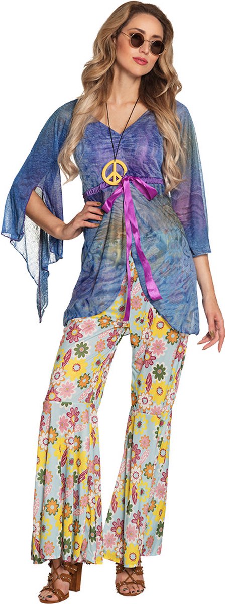 Boland - Kostuum Flower woman (40/42) - Volwassenen - Hippie - 60's & 70's - Hippie & Flower Power