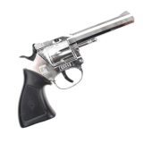 Cowboy verkleed speelgoed revolver/pistool metaal 100 schots plaffertjes