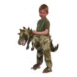 Faram Party Dinosaurus verkleed kostuum/kleding - voor kinderen - groen - T-rex - one size