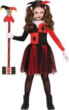 Fiestas Guirca - Harlequin meisjes (10-12 jaar) - Halloween Kostuum voor kinderen - Halloween - Halloween kostuum meisjes