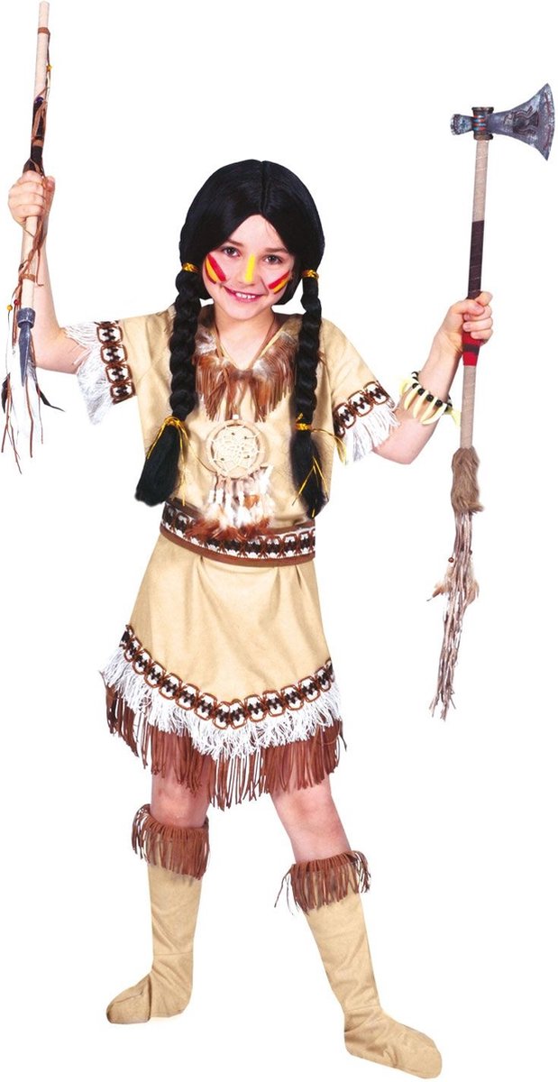 Indianen Kostuum Meisje Yancy - Maat 128