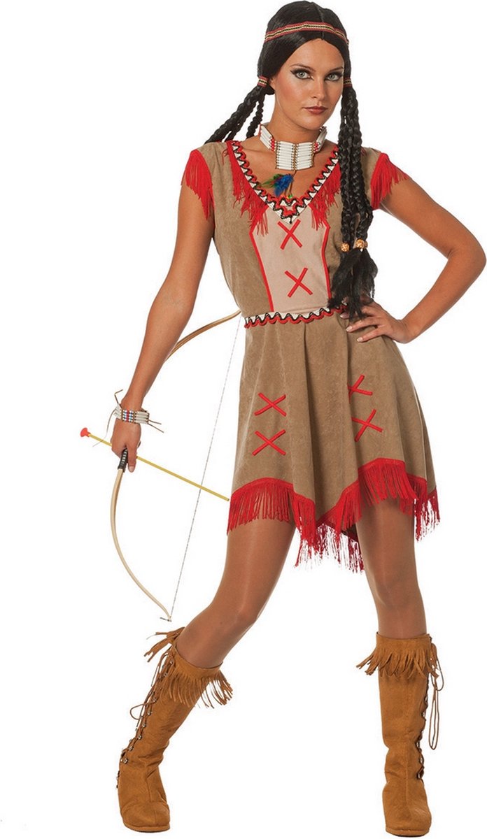 Indianen jurkje Minehaha - Maatkeuze: Maat 34