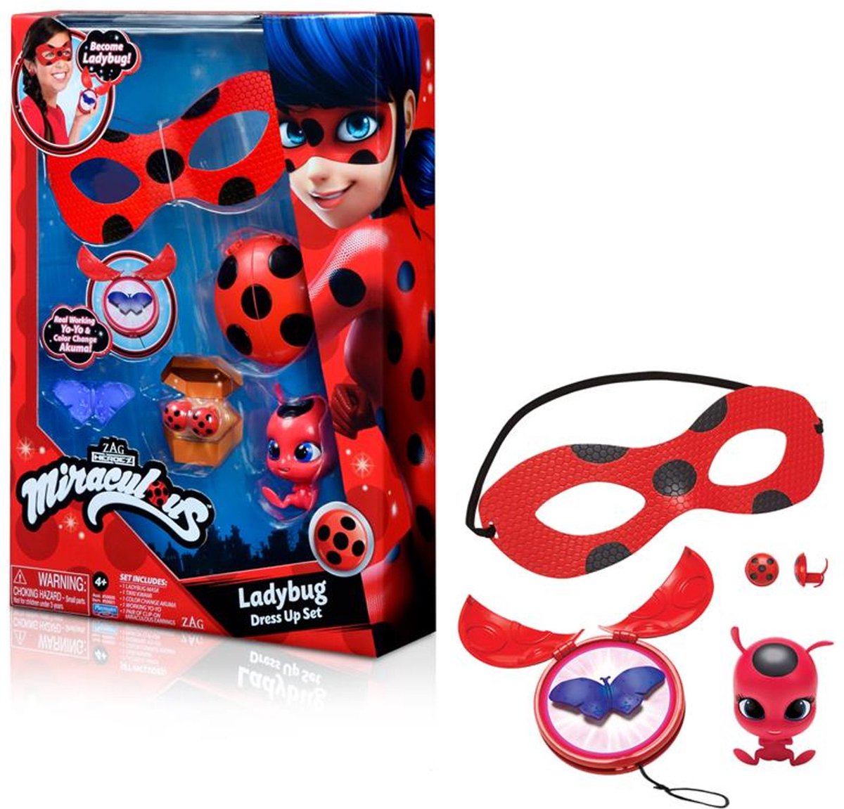 Miraculous - Wonderbaarlijk lieveheersbeestje verkleedset - mask