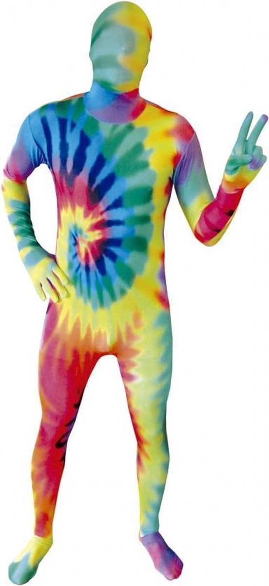 Morphsuits™ Tie Dye Morphsuit - SecondSkin - Verkleedkleding - 185/206