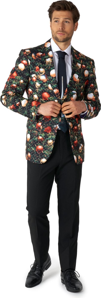 OppoSuits Shine Pine - Heren kostuum - Kerstpak - Kerst - Maat EU 52