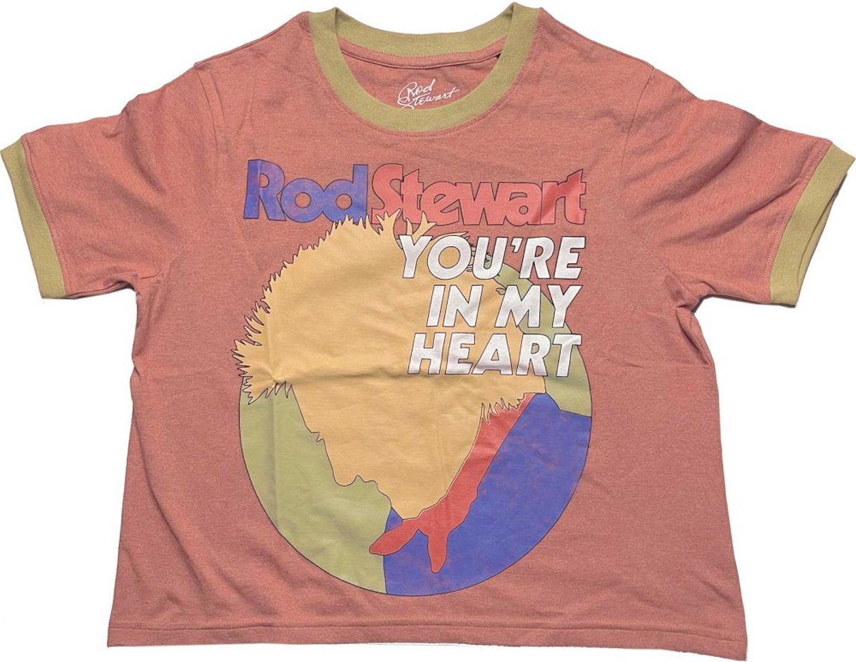 Rod Stewart - In My Heart Crop top - 2XL - Oranje/Geel