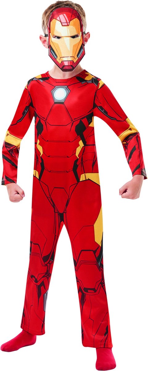 Rubie's Verkleedpak Avengers Assemble Iron Man Junior Rood Mt 104