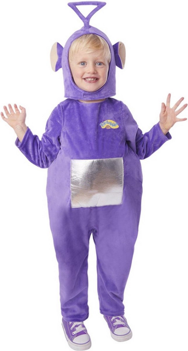 Smiffy's - Teletubbies Kostuum - Teletubbies Tinky Winky Paars Kind Kostuum - Paars - Maat 90 - Carnavalskleding - Verkleedkleding