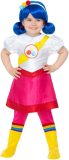 Smiffy's - The Rainbow Kingdom Superheld True - Meisje - Roze, Wit / Beige - Small - Carnavalskleding - Verkleedkleding
