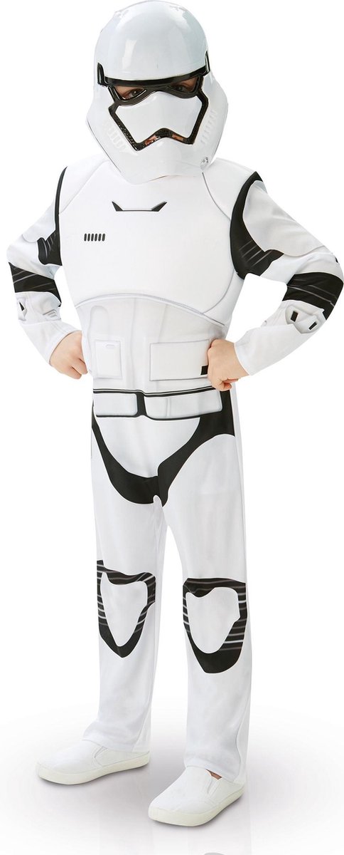 Star Wars VII Stormtrooper Deluxe Maat 122/128 - Verkleedpak