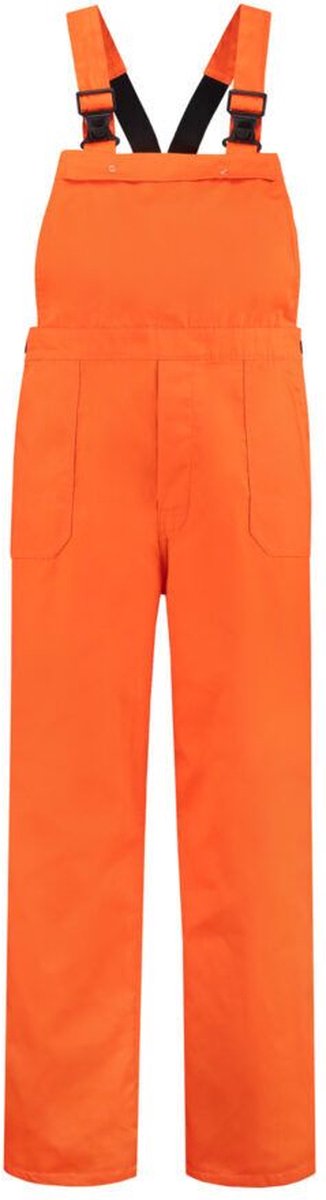 Top Rock Tuinoverall volw TB6535-009 poly/katoen - Oranje - 56