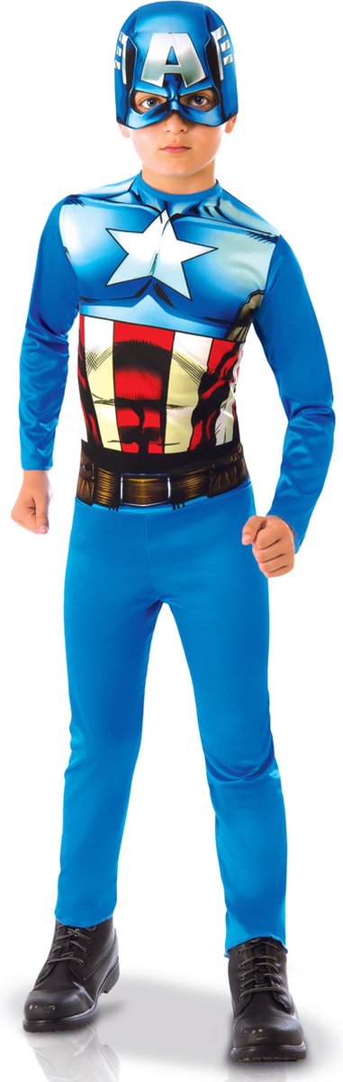 Captain America™ kostuum voor jongens - Verkleedkleding