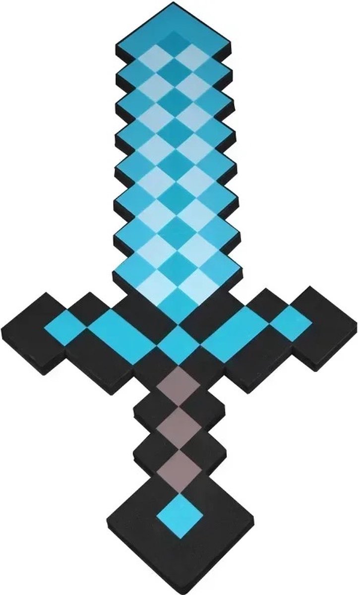 Diamanten Minecraft Zwaard Voor Kinderen - Minecraft Sword For Kids - Cosplay Diamanten zwaard - Foam Speelgoed Zwaard